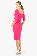 3/4 Sleeve Jackie O Sheath Dress