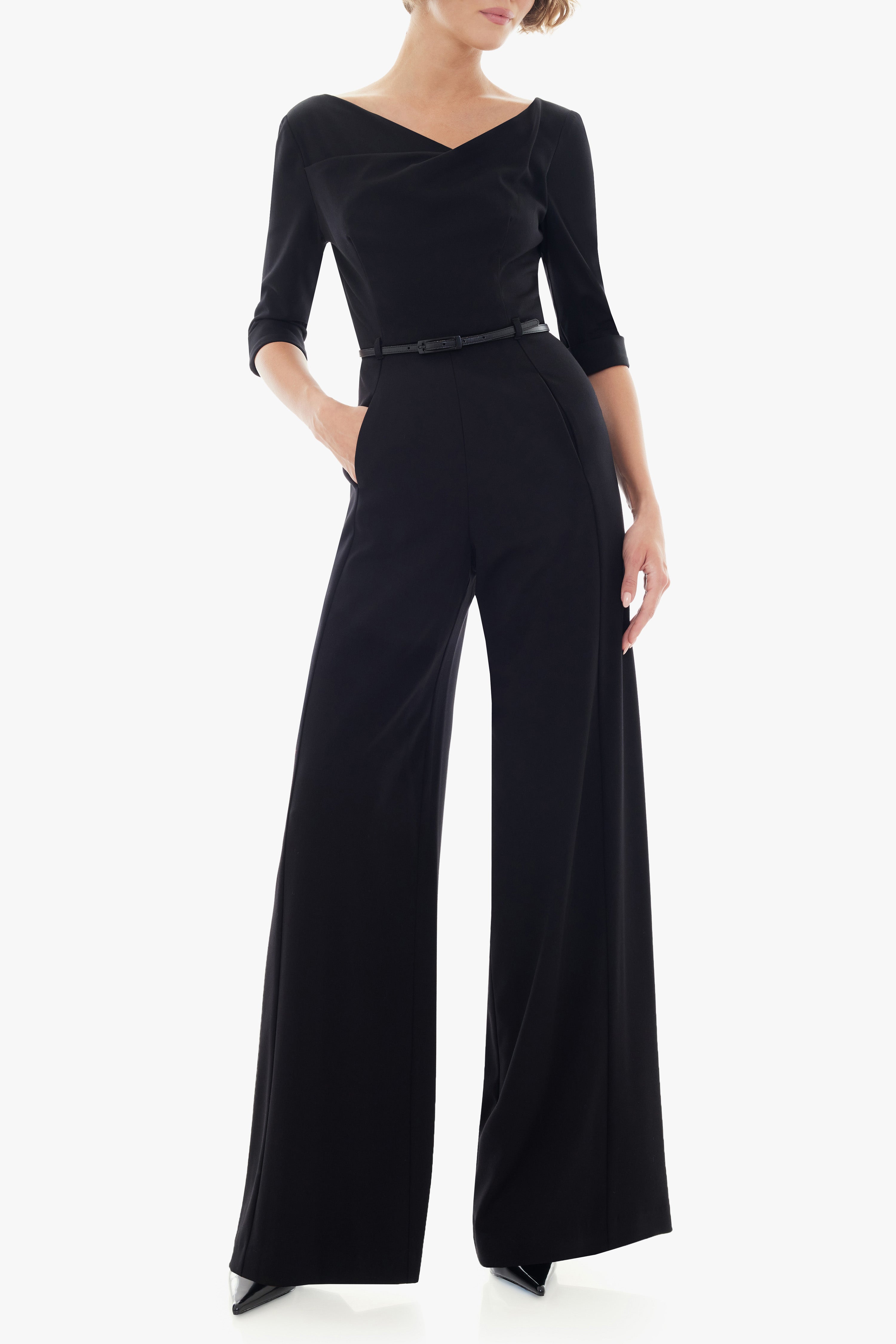 Classic 3/4 Sleeve Jackie O Jumpsuit