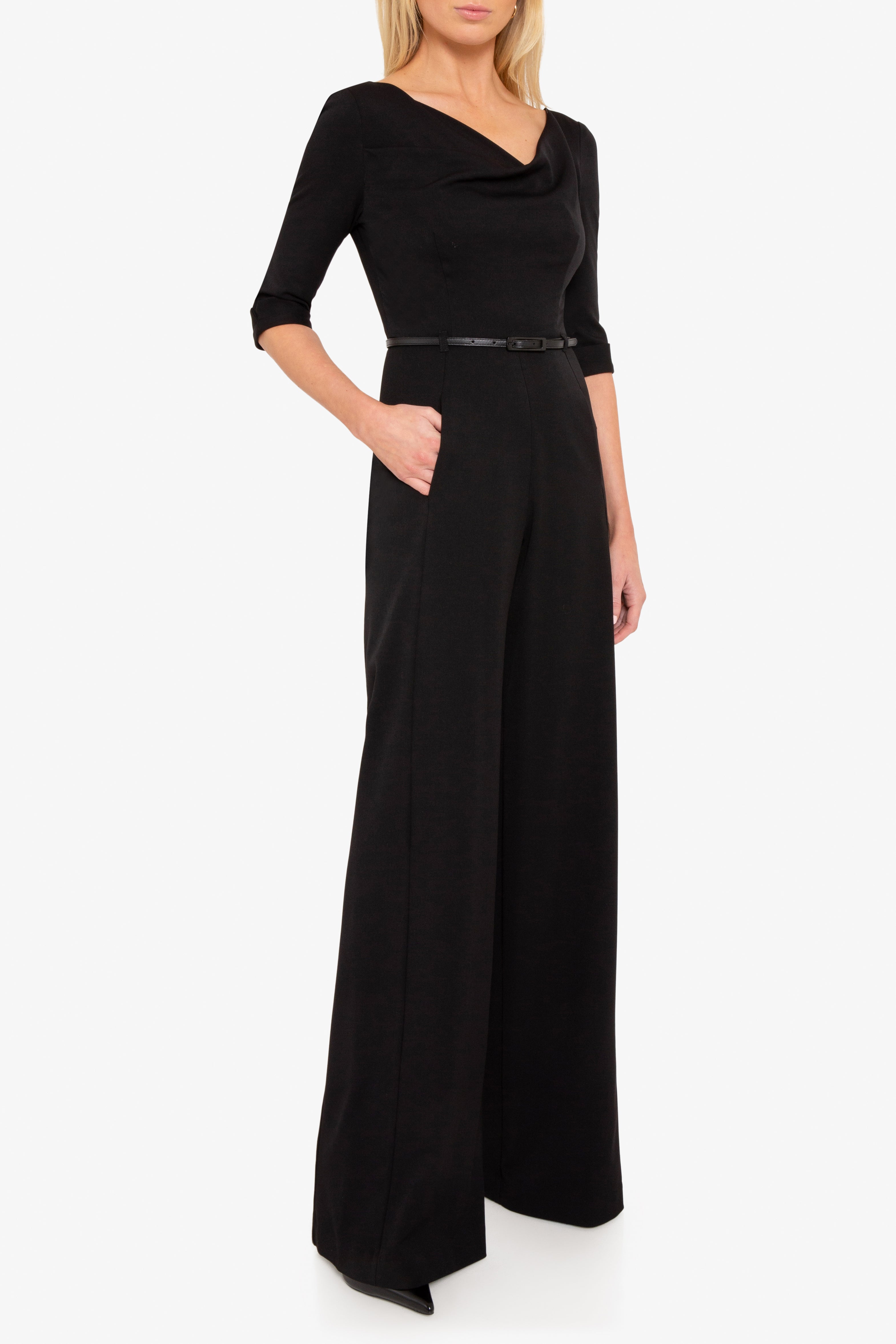 Classic 3/4 Sleeve Jackie O Jumpsuit
