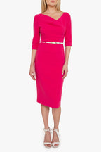 3/4 Sleeve Jackie O Sheath Dress