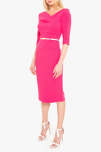 3/4 Sleeve Jackie O Sheath Dress