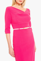3/4 Sleeve Jackie O Sheath Dress