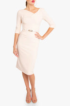 3/4 Sleeve Jackie O Sheath Dress