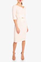 3/4 Sleeve Jackie O Sheath Dress