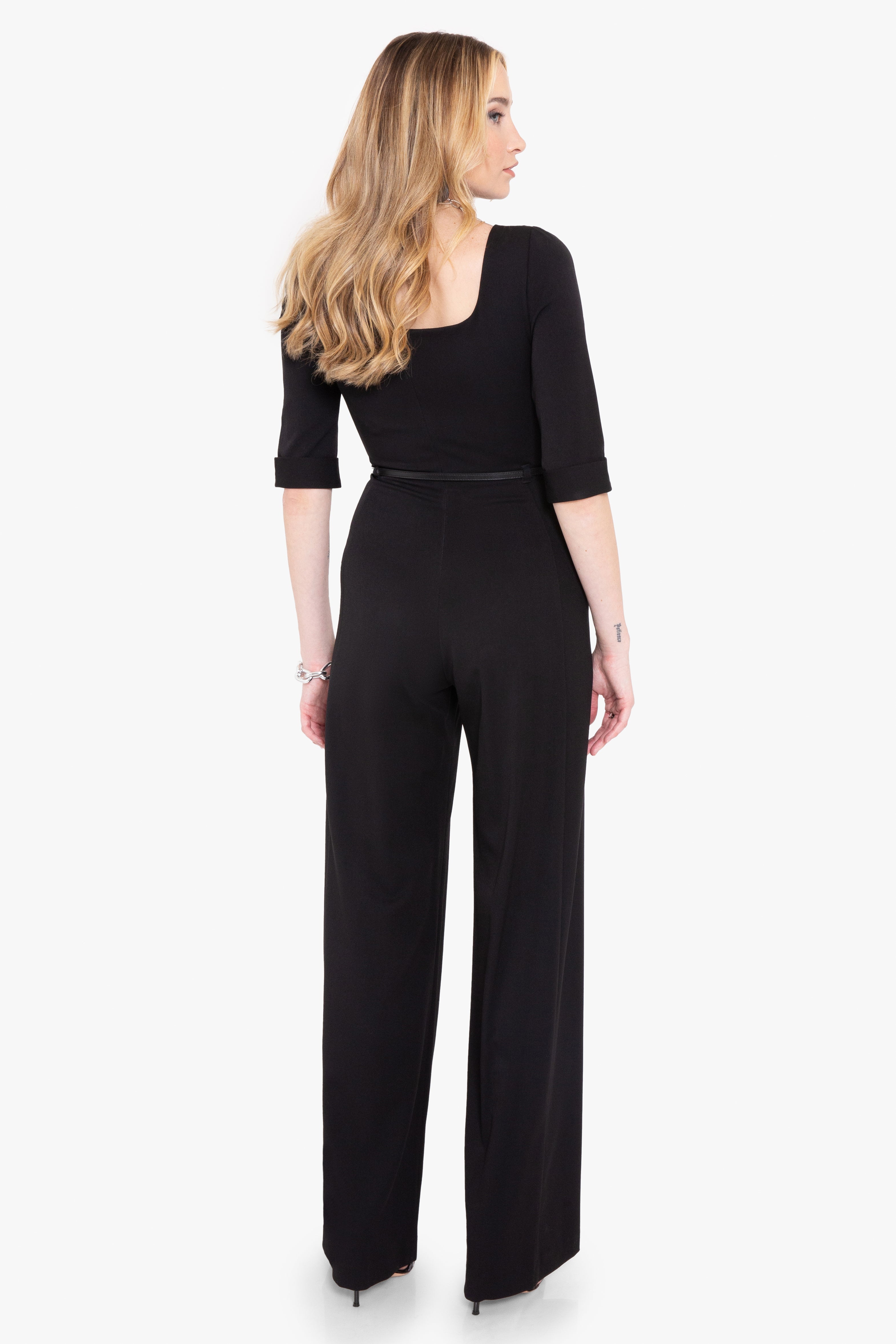 Classic 3/4 Sleeve Jackie O Jumpsuit