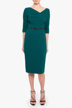 3/4 Sleeve Jackie O Sheath Dress