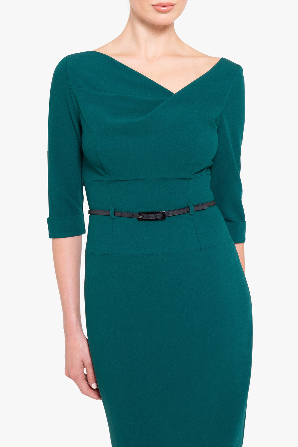3/4 Sleeve Jackie O Sheath Dress