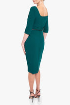 3/4 Sleeve Jackie O Sheath Dress