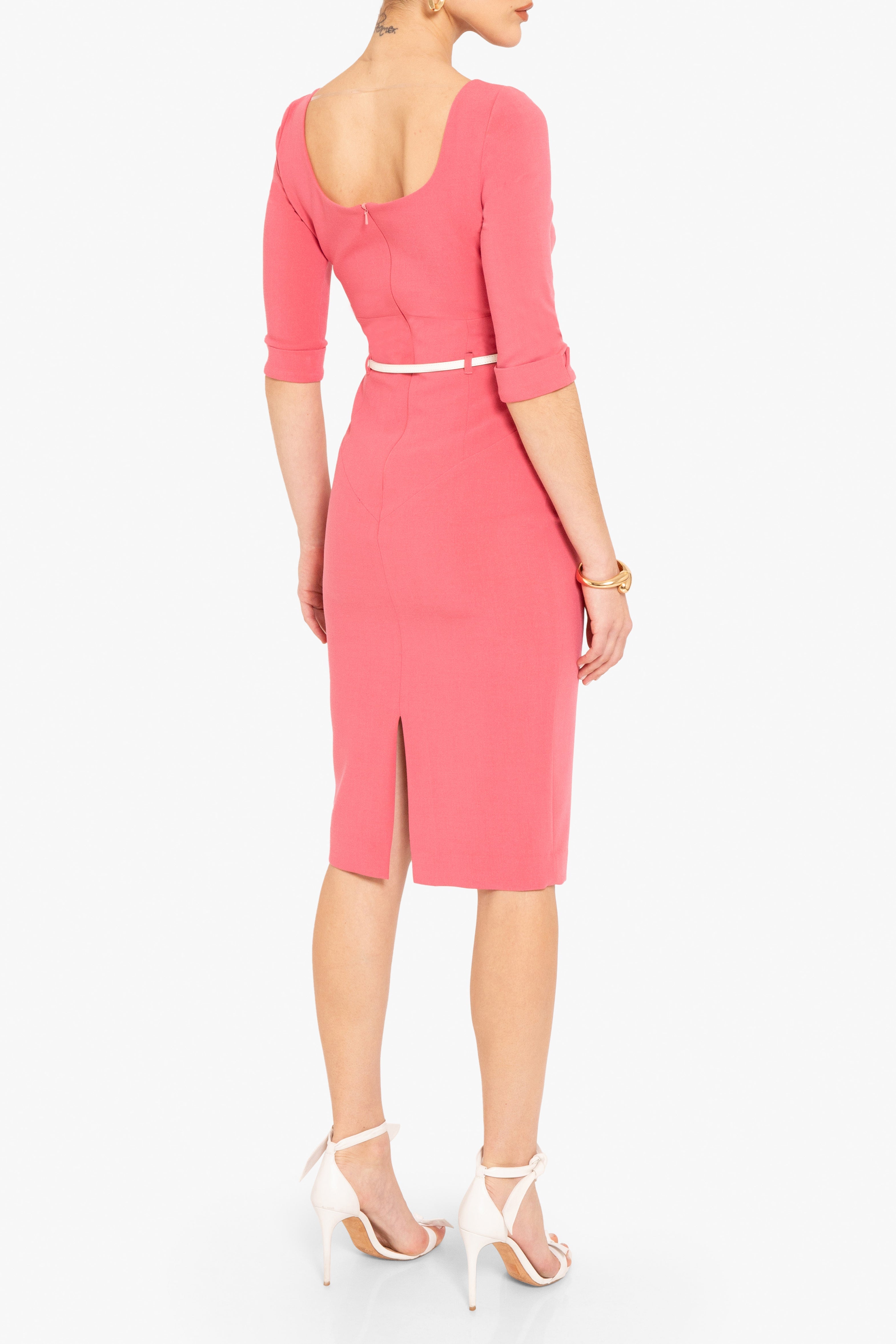 3/4 Sleeve Jackie O Sheath Dress