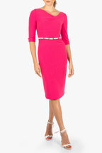3/4 Sleeve Jackie O Sheath Dress