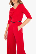 Classic 3/4 Sleeve Jackie O Jumpsuit