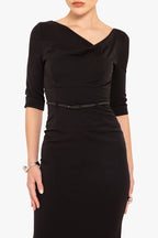 Classic 3/4 Sleeve Jackie O Sheath Dress