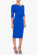 Classic 3/4 Sleeve Jackie O Sheath Dress