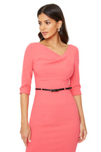 3/4 Sleeve Jackie O Sheath Dress