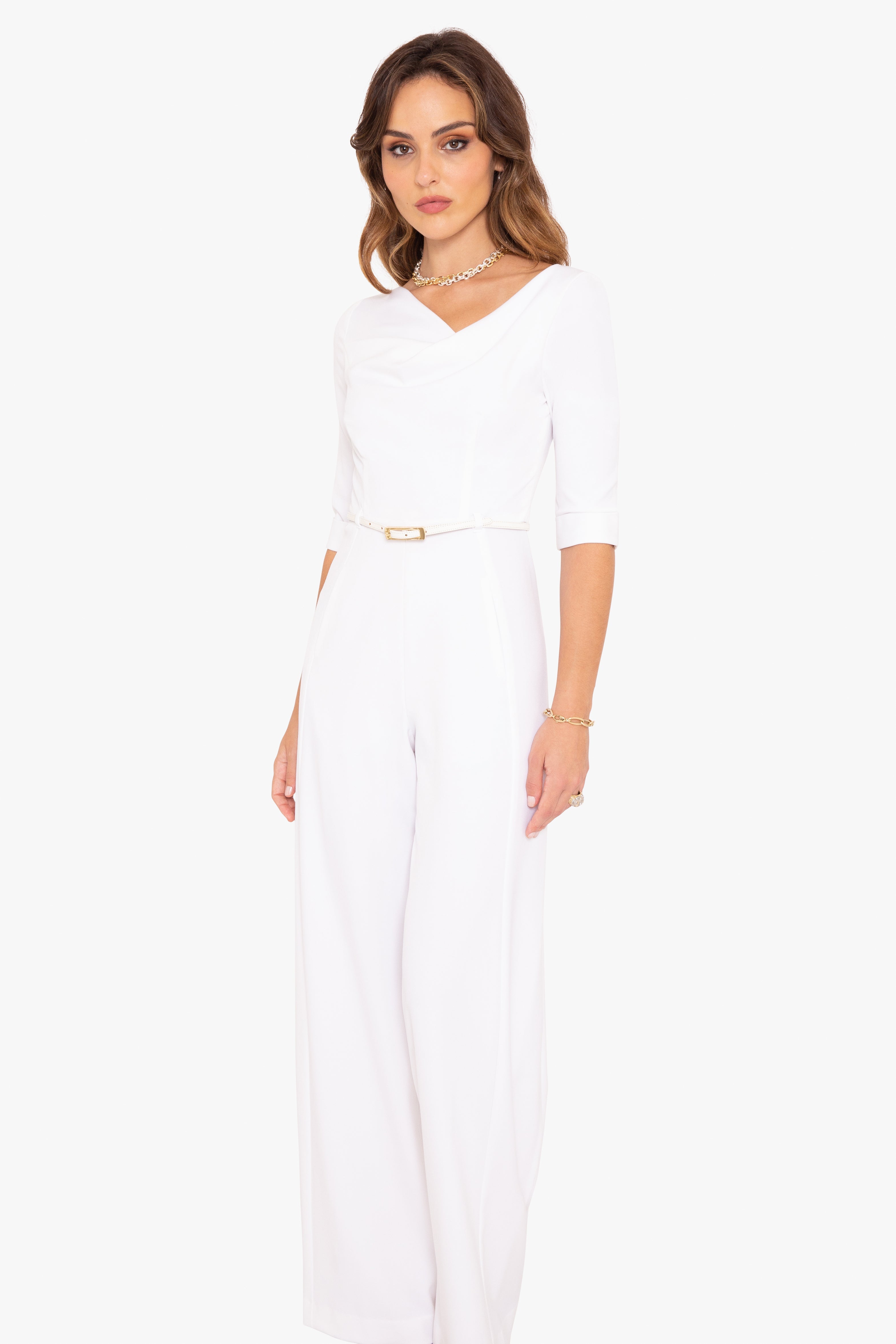 Classic 3/4 Sleeve Jackie O Jumpsuit
