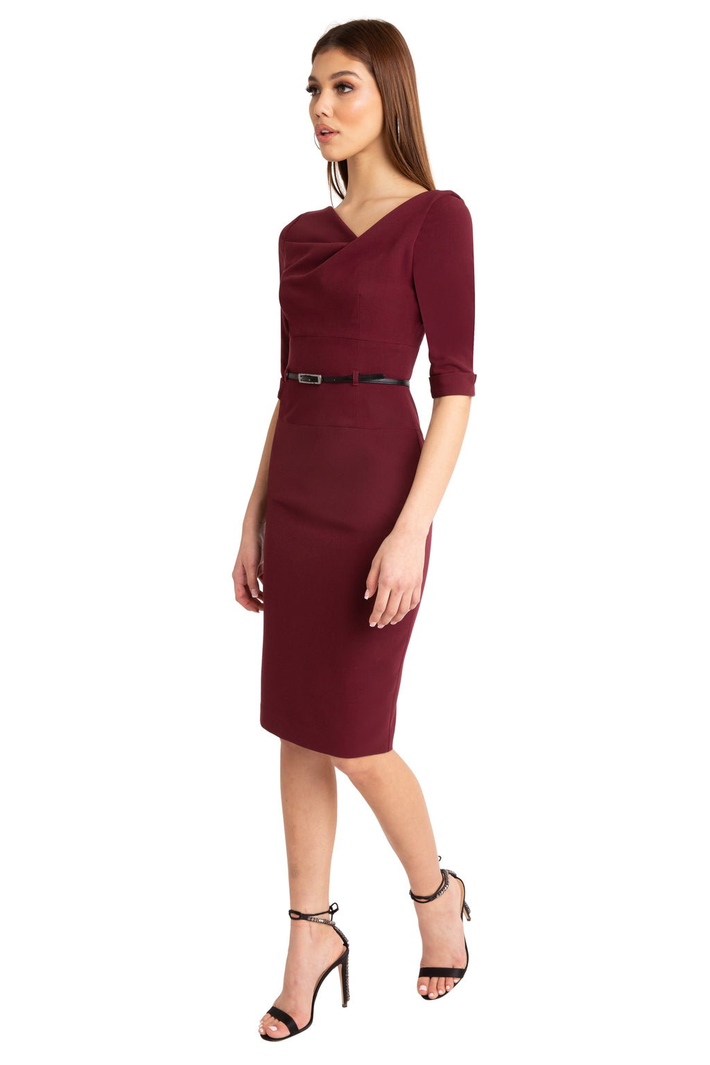 3/4 Sleeve Jackie O Sheath Dress