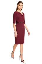 3/4 Sleeve Jackie O Sheath Dress