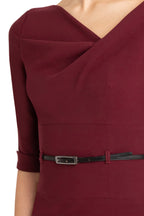 3/4 Sleeve Jackie O Sheath Dress