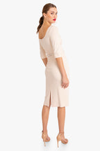 3/4 Sleeve Jackie O Sheath Dress