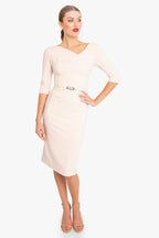 3/4 Sleeve Jackie O Sheath Dress